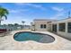Backyard pool with patio overlooking waterfront at 600 115Th Ave, Treasure Island, FL 33706