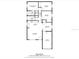 This is the floor plan of the home with a garage, living room, kitchen, 3 bedrooms, and 2 bathrooms at 7551 52Nd N St, Pinellas Park, FL 33781