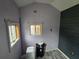 Finished shed with wood walls, laminate flooring and two windows for natural light at 7920 52Nd N St, Pinellas Park, FL 33781