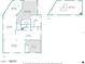 Detailed floor plan showcasing the layout of a two-story home with dimensions for each room at 941 65Th S St, St Petersburg, FL 33707