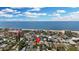 Beautiful aerial view of a coastal neighborhood with close proximity to beaches and ocean access at 13325 1St E St, Madeira Beach, FL 33708