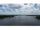 Expansive aerial view of a tranquil lake surrounded by trees and dotted with houses at 13755 Orange Sunset Dr # 101, Tampa, FL 33618