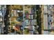Beautiful aerial view of waterfront homes with private docks and canal access in a coastal community at 13800 Judy Ave, Hudson, FL 34667
