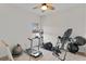 Spacious exercise room with treadmill, elliptical, and other fitness equipment at 18050 Cozumel Isle Dr, Tampa, FL 33647