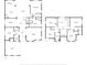 Detailed floor plan of the home showcasing the layout of rooms and dimensions at 18050 Cozumel Isle Dr, Tampa, FL 33647