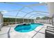 Relaxing, screened pool and spa with luxurious deck space at 19309 Garden Quilt Cir, Lutz, FL 33558