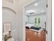 View of the main bedroom with access to a patio at 2011 Water Wheel Ct, Dunedin, FL 34698