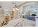 Open floor plan of the dining area with open views to the living room at 2424 Caraway Dr, Venice, FL 34292