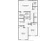 Detailed floor plan showcasing the layout of the primary bedroom, bathrooms, and additional bedrooms at 2435 Edgewater Falls Dr, Brandon, FL 33511