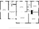 Layout of the bedrooms, kitchen, living room, and bathrooms in the house at 2444 35Th N St, St Petersburg, FL 33713