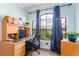 Inviting home office with a large window that floods the room with natural light at 2741 Via Cipriani # 934B, Clearwater, FL 33764