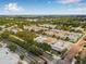 Wide aerial view displaying the property's location with adjacent street and neighborhood at 311 1St Sw Ave, Largo, FL 33770