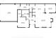 Detailed floor plan of the first floor including garage, laundry, kitchen, living room, and bedroom at 311 1St Sw Ave, Largo, FL 33770