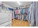 Spacious walk-in closet with plenty of hanging space and storage at 311 1St Sw Ave, Largo, FL 33770