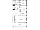 Detailed floor plan showcasing the layout of the second floors at 3114 W Granada St, Tampa, FL 33629