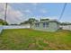 Grassy backyard featuring a privacy fence, lush greenery, and ample space, perfect for outdoor enjoyment at 6401 15Th N St, St Petersburg, FL 33702