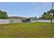 Well-kept backyard with a spacious lawn, a privacy fence, and a covered patio, great for outdoor entertaining at 6401 15Th N St, St Petersburg, FL 33702