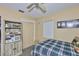 This room offers a closet, a nice window view, and a cozy atmosphere, making it a comfortable living space at 6401 15Th N St, St Petersburg, FL 33702