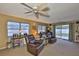 Spacious bonus room with functional layout, offering multiple work spaces and lounge seating at 6401 15Th N St, St Petersburg, FL 33702