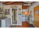 Functional laundry room with washer, dryer, tile flooring, and ample storage space, perfect for household chores at 6401 15Th N St, St Petersburg, FL 33702