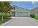Charming single-Gathering home with a well-maintained lawn and a two-car garage at 6512 Trent Creek Dr, Sun City Center, FL 33573