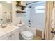 Modern bathroom with tub and overhead shower at 7065 73Rd N St, Pinellas Park, FL 33781