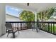 Inviting front porch with seating and lush tropical landscaping views at 791 44Th N Ave, St Petersburg, FL 33703