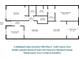 Layout of villa featuring large living spaces, primary bedroom with walk-in closet and inside laundry room at 860 Maclaren N Dr # A, Palm Harbor, FL 34684