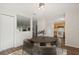 Cozy dining area featuring modern furnishings and a bright view from the window at 9831 83Rd Way, Seminole, FL 33777