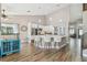 Bright, open kitchen with barstool seating and stainless appliances in an airy home at 12102 Steppingstone Blvd, Tampa, FL 33635
