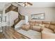 Inviting living room with a staircase and second-story access at 12102 Steppingstone Blvd, Tampa, FL 33635