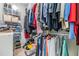 Spacious walk-in closet with ample storage and organization shelves at 1515 Bayshore Blvd # 38, Dunedin, FL 34698