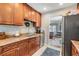 Stylish kitchen with stainless steel appliances and granite countertops at 1515 Bayshore Blvd # 38, Dunedin, FL 34698