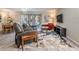 Comfortable living room featuring modern decor and a dining area at 1515 Bayshore Blvd # 38, Dunedin, FL 34698