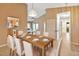 Dining area that opens to the kitchen and living room, great for entertaining at 1604 Comfy Ct, Sun City Center, FL 33573