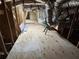 Open attic space with visible HVAC ductwork and insulation at 17566 Hyland Ln, Dade City, FL 33523