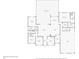 Detailed floorplan of a modern house with four bedrooms, three bathrooms, and open concept kitchen at 17566 Hyland Ln, Dade City, FL 33523