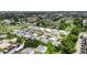 Aerial of villa in lush active community; great location near water, recreation, and retail at 1802 Bedford Ter # 185, Sun City Center, FL 33573
