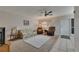 Comfortable living room featuring neutral tones, tile entryway, and cozy seating at 1802 Bedford Ter # 185, Sun City Center, FL 33573