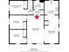 Detailed floor plan showcasing the layout of the house, including room dimensions at 37045 North Ave, Dade City, FL 33523
