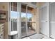 Enclosed Balcony offers a shaded seating area with a view at 4036 Davit Dr, New Port Richey, FL 34652