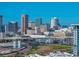 Stunning cityscape view, highlighting modern architecture, highways, and developing construction site at 4221 W Spruce St # 2302, Tampa, FL 33607