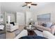 Inviting living room with neutral tones, plush seating, and stylish decor at 4706 Fox Hunt Dr, Tampa, FL 33624