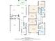 Detailed floor plan showcasing layout of the home's two floors, including room dimensions at 710 W Plymouth St, Tampa, FL 33603
