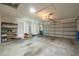 Spacious two car garage providing ample storage and parking at 7157 Hamilton Park Blvd, Tampa, FL 33615