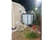 Exterior view of a tan shed and a smaller silver shed at 7206 Reindeer Rd, Tampa, FL 33619