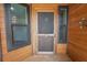 An inviting front porch features a screen door and 'No Soliciting' sign at 1004 Black Knight Dr, Valrico, FL 33594