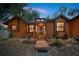 The front of the home is illuminated at dusk, inviting visitors at 1004 Black Knight Dr, Valrico, FL 33594