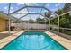Bright pool area with a screened enclosure to block debris from entering and keeping the water pristine at 11627 Ivy Flower Loop, Riverview, FL 33578