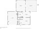 Detailed first floor plan displaying the living room, kitchen, dining room, Gathering room, and garage at 1709 Main St, Safety Harbor, FL 34695